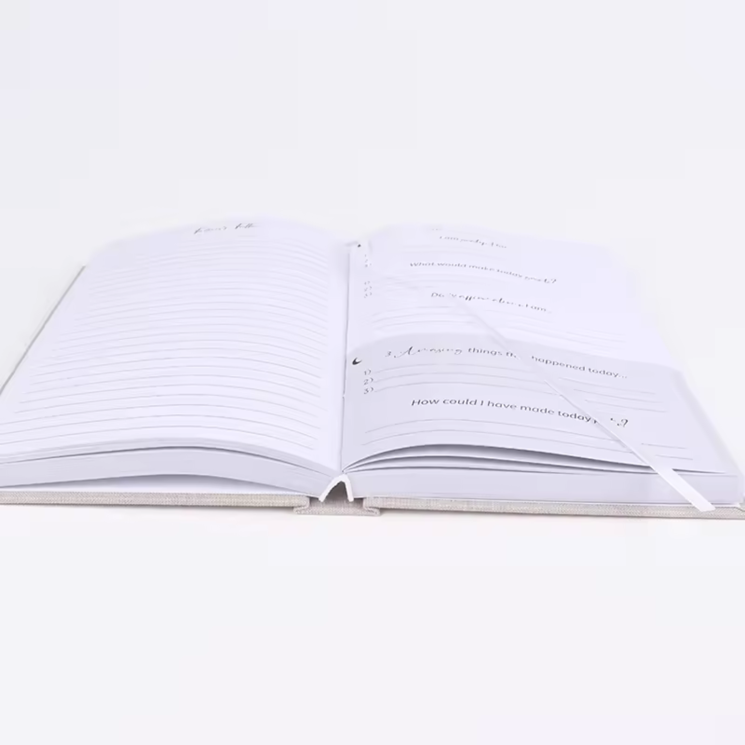 "Self Care Journal" Undated Linen Hardcover Planner