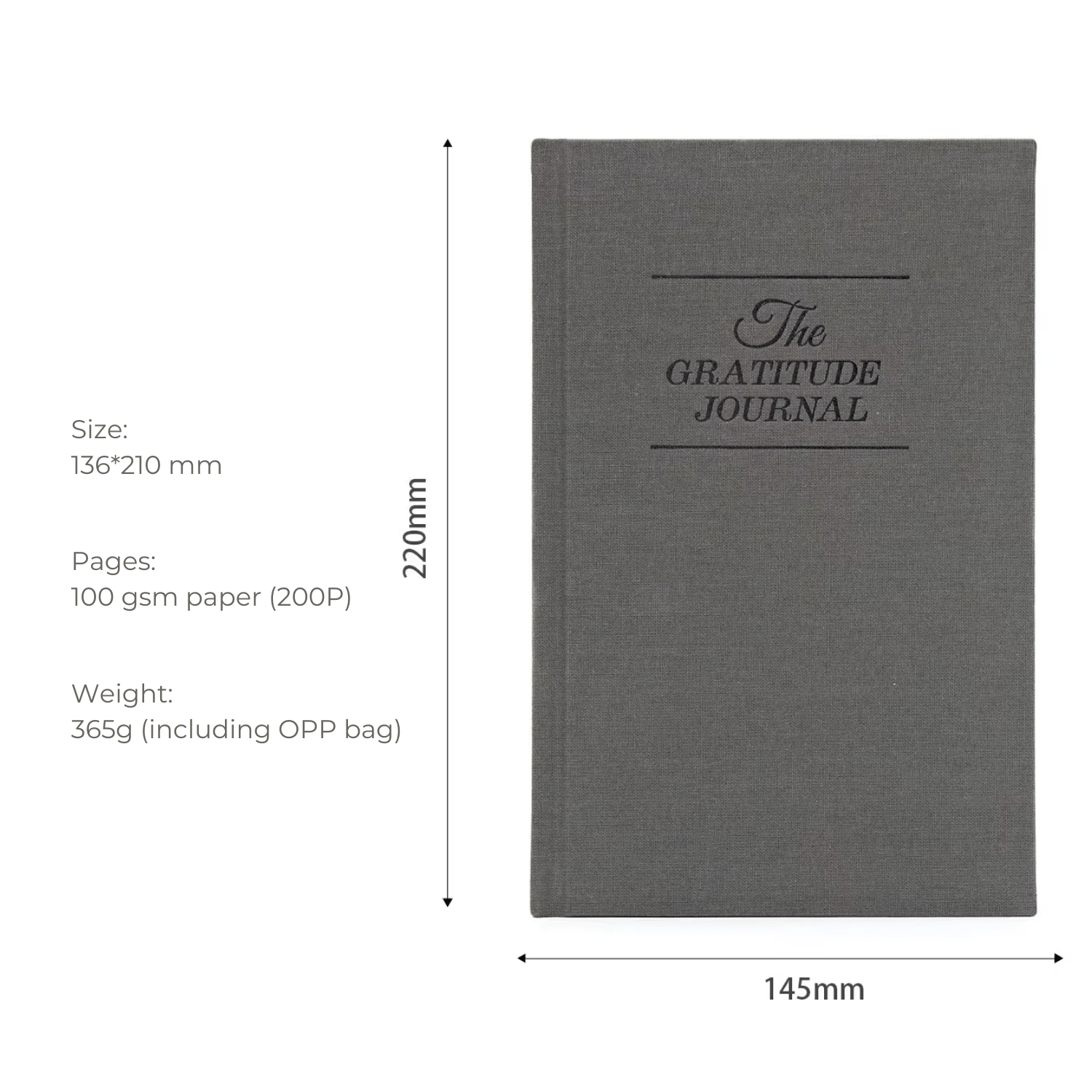 "The Gratitude Journal" Self-Care Journal
