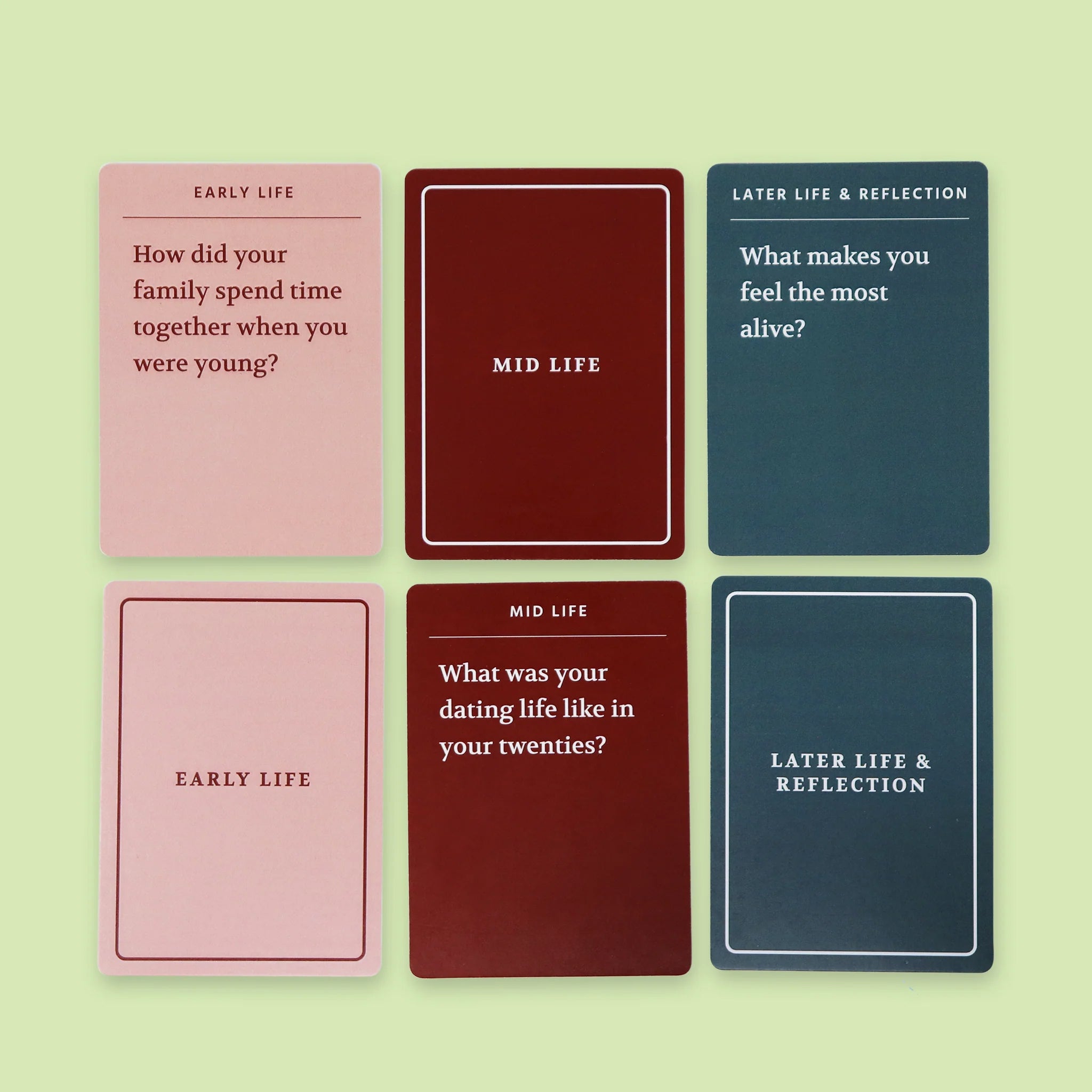 Life Story Question Cards