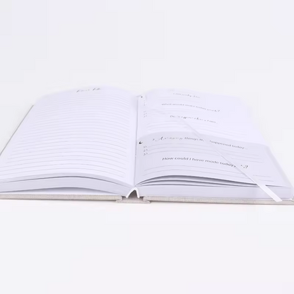 "Self Care Journal" Undated Linen Hardcover Planner